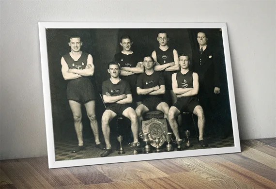 Enlarged Photo In Frame